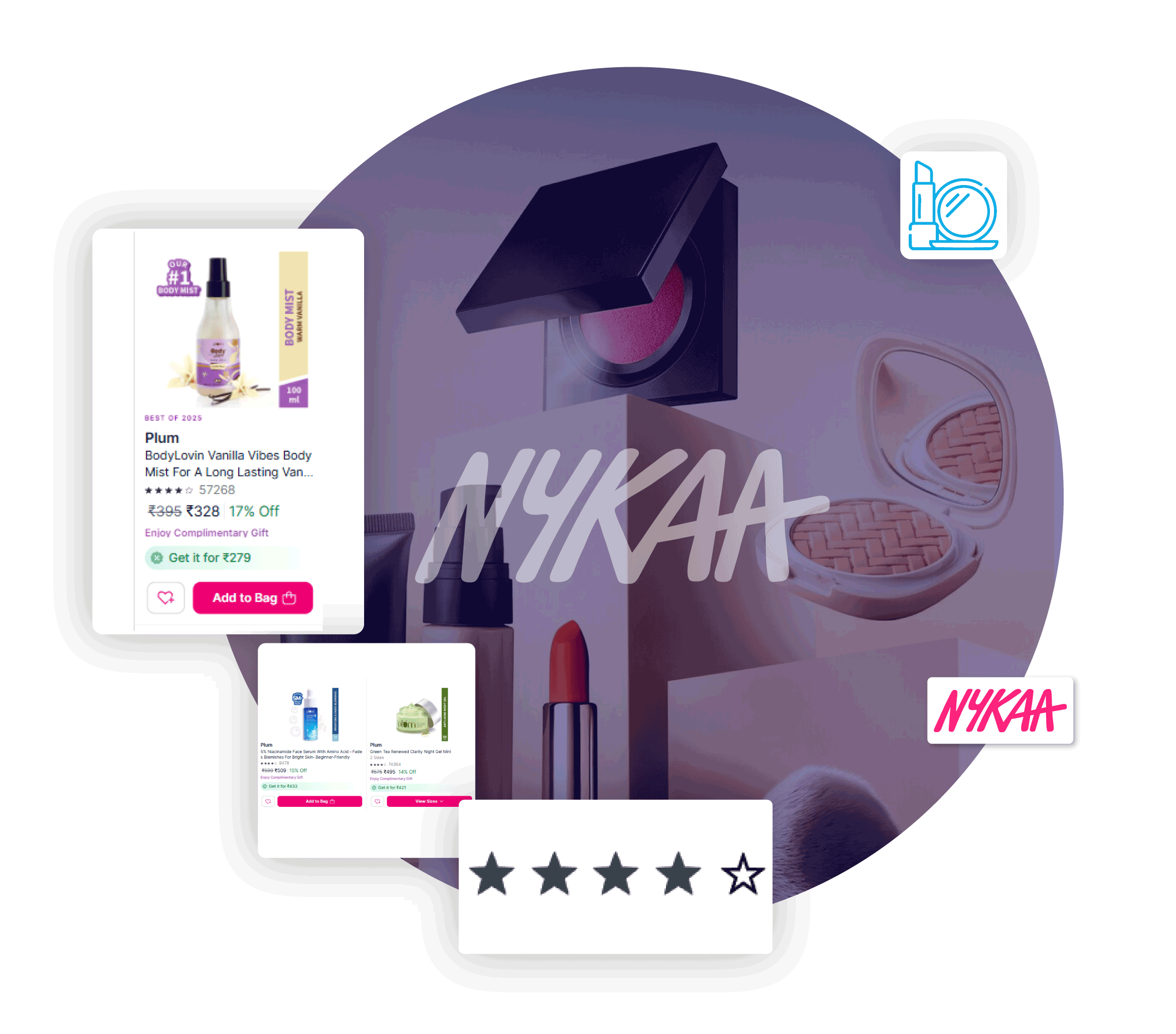 Scrape Nykaa Beauty Products in India, Hyderabad